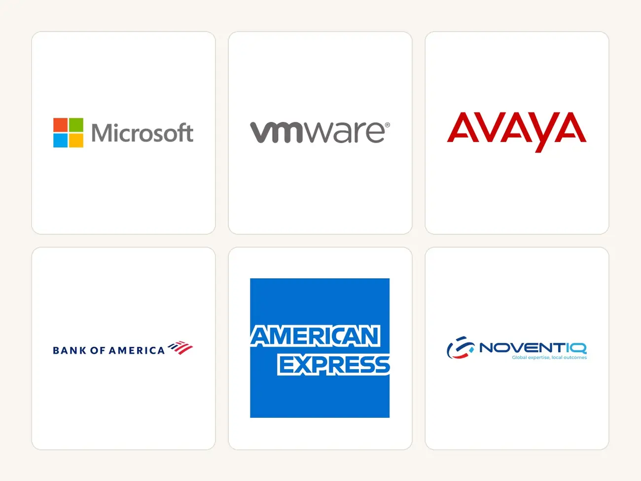 Companies where Omer Qureshi has held global executive partnership and channel roles: Microsoft, VMware, Avaya, Bank of America, American Express, Noventiq.